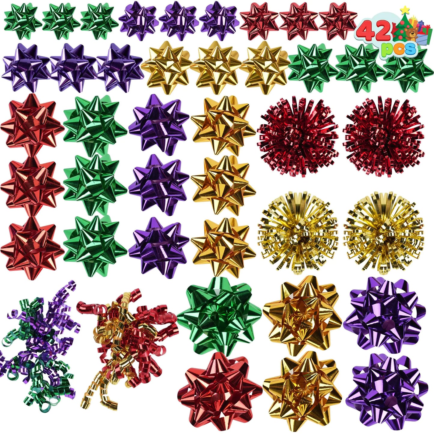 Adhesive Christmas Bows