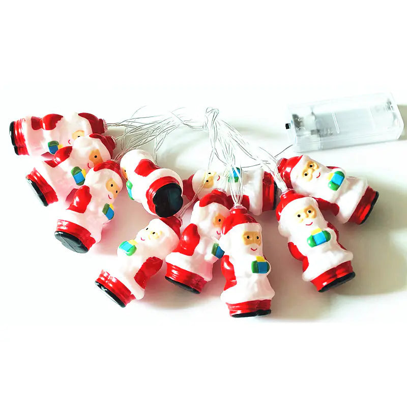 USB LED Santa String Lights