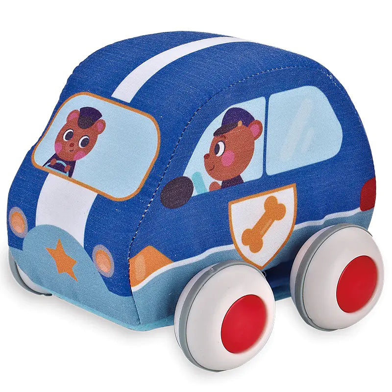 Baby Toy Car with Pull-Back and Inertia Features
