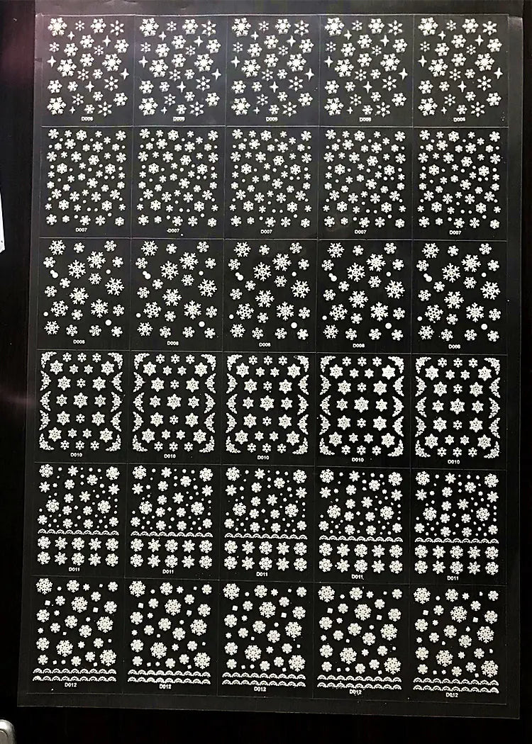 3D Nail Stickers for Halloween and Christmas Decor