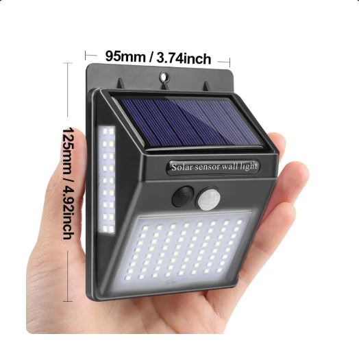 Outdoor Wall Solar Lamp PIR Motion Sensor