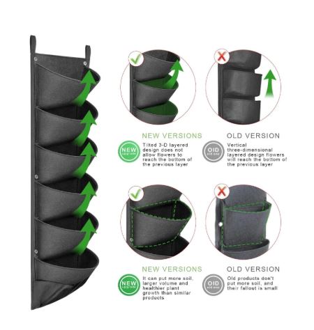 Vertical Hanging Garden Flower Pots