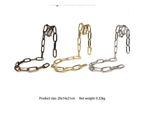 Magic Iron Chain Wine Bottle Holder