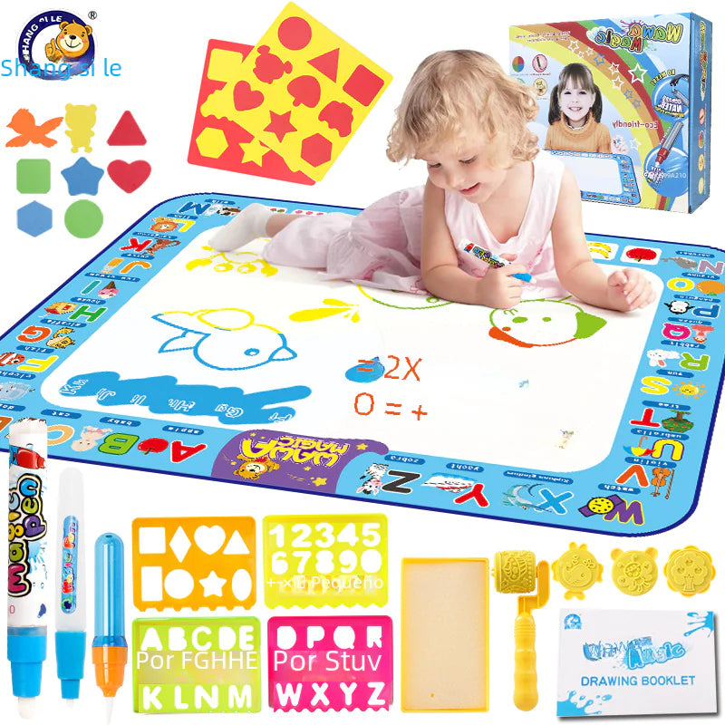 Giant Water Drawing Mat for Kids - Magic Art Toy