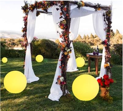 Waterproof Garden Ball Lights For Outdoor