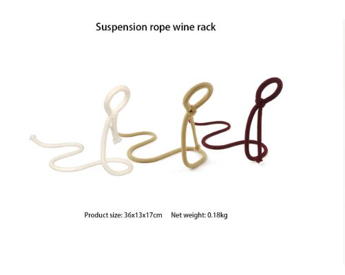 Suspended Rope Wine Bottle