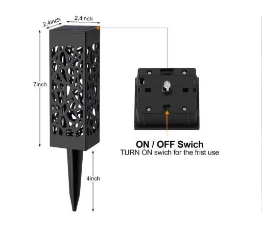 Solar Powered Waterproof Vintage Light