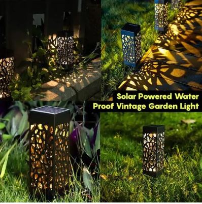 Solar Powered Waterproof Vintage Light