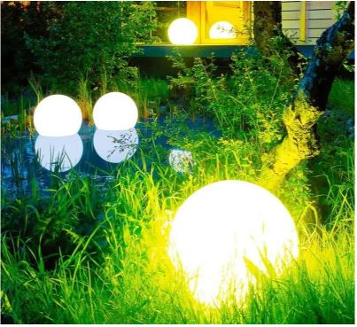 Waterproof Garden Ball Lights For Outdoor