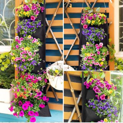 Vertical Hanging Garden Flower Pots