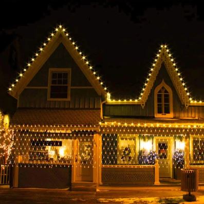 Net Mesh Solar Fairy Lights