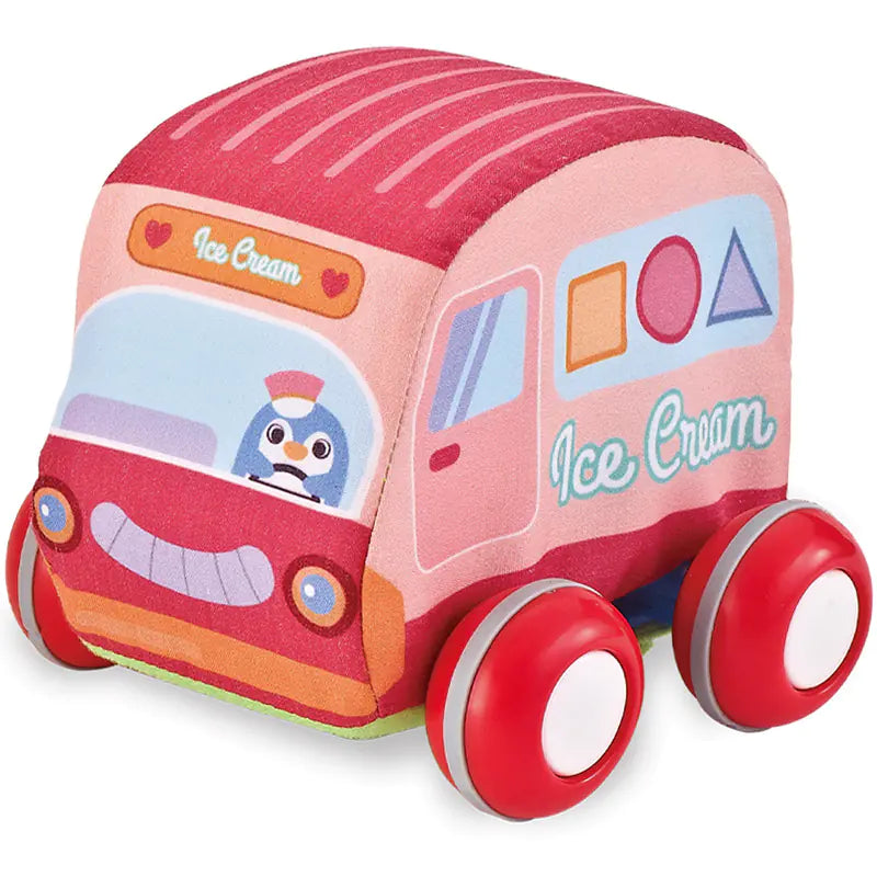 Baby Toy Car with Pull-Back and Inertia Features