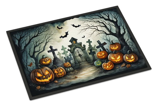 Graveyard Halloween Mat
