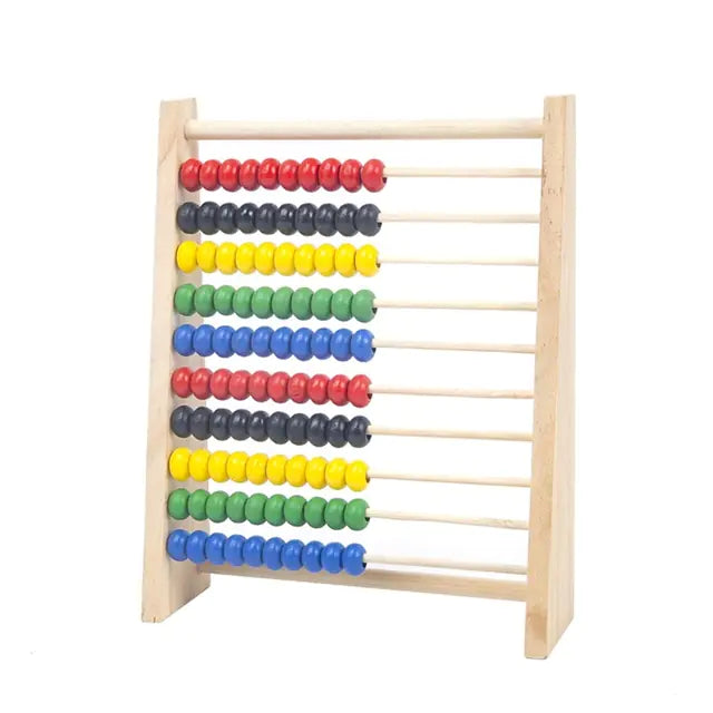 Wooden Abacus for Kindergarten Math Learning Tool