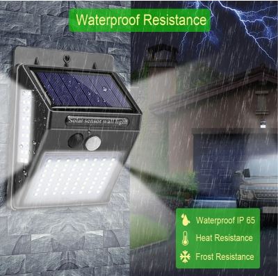 Outdoor Wall Solar Lamp PIR Motion Sensor