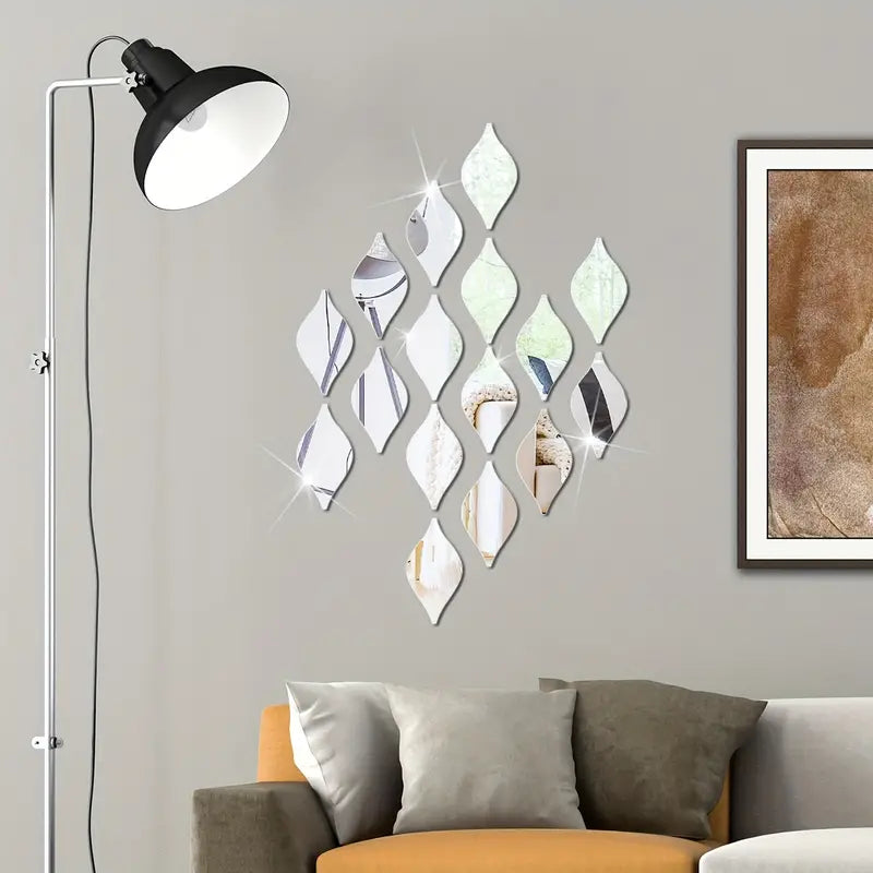 Water Drop Mirror Stickers