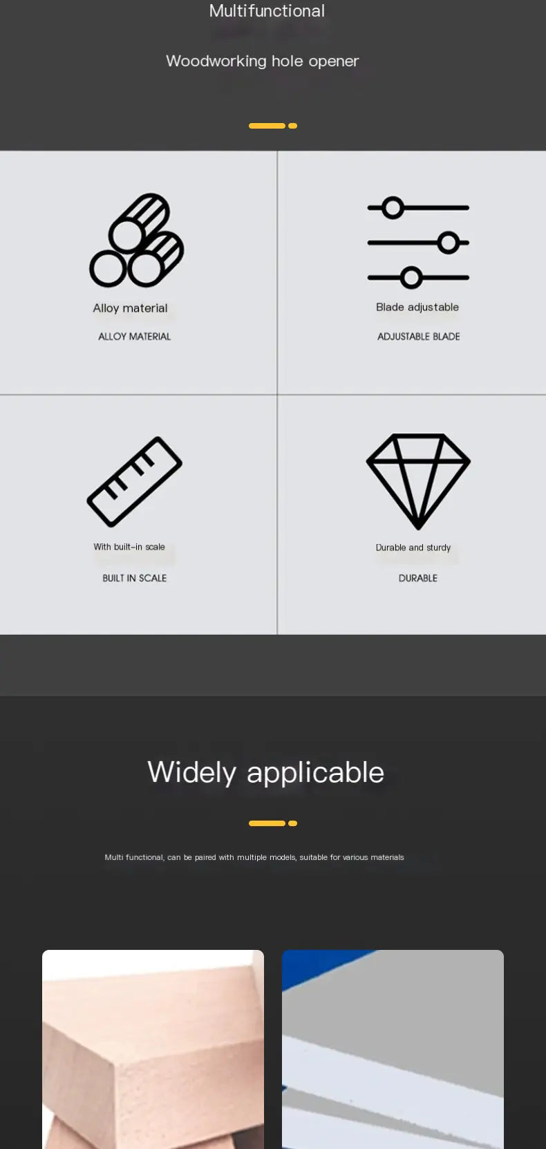 Adjustable Wood Hole Saw