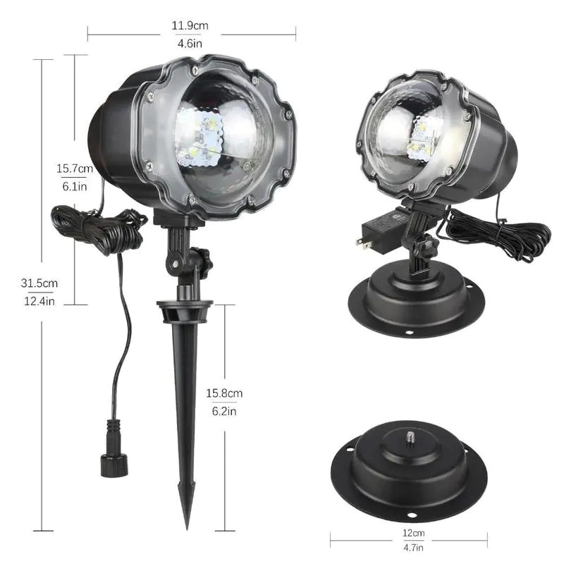 Mini Snow Projector Light for Lawn