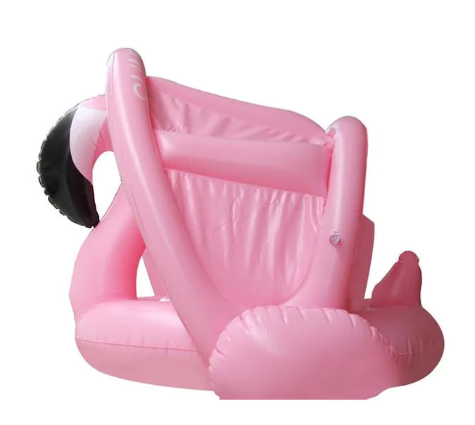 Baby Swimming Ring with Flamingo Car Shade Seat