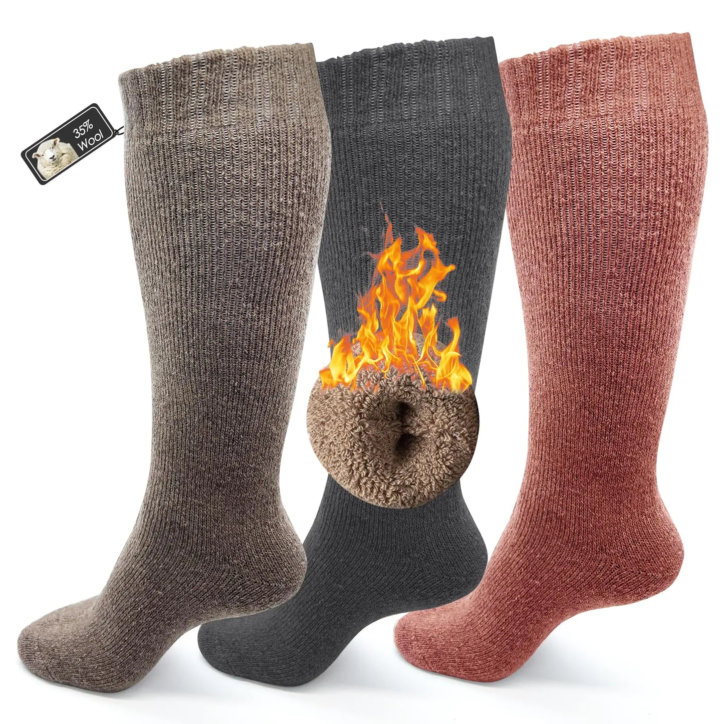 Thick Wool Socks for Women