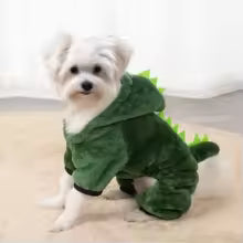 Pet Cat Dog Halloween Dog Clothes for Small Dogs Funny Dinosaur Costume