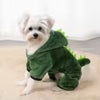 Pet Cat Dog Halloween Dog Clothes for Small Dogs Funny Dinosaur Costume