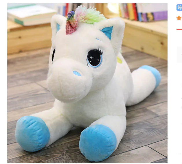 Giant Kawaii Unicorn Plush Toy Pillow for Kids