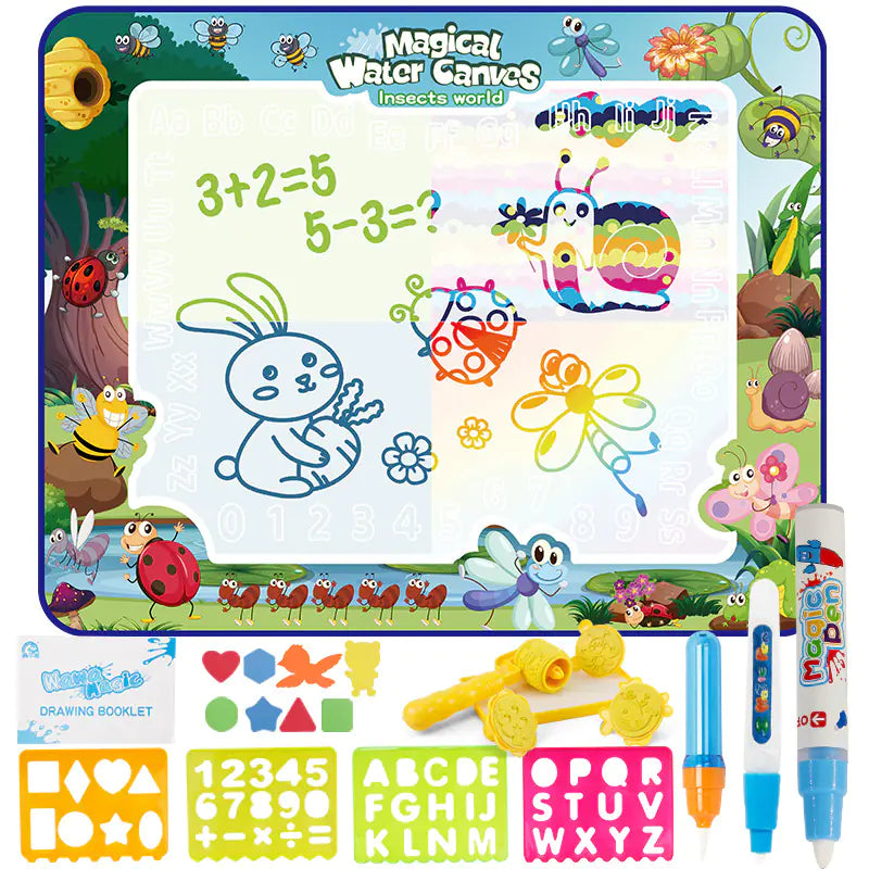 Giant Water Drawing Mat for Kids - Magic Art Toy