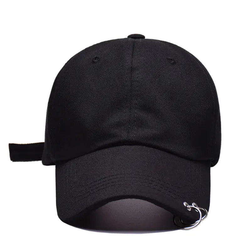 Black Round Cap