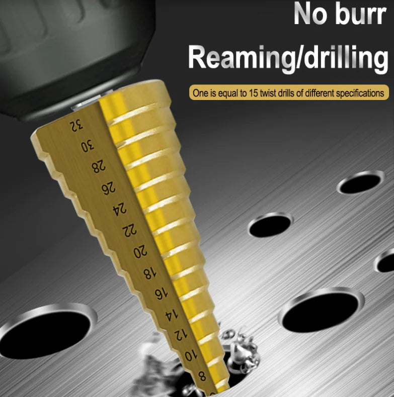 Step Drill Groove Saw Set (6 Pieces)