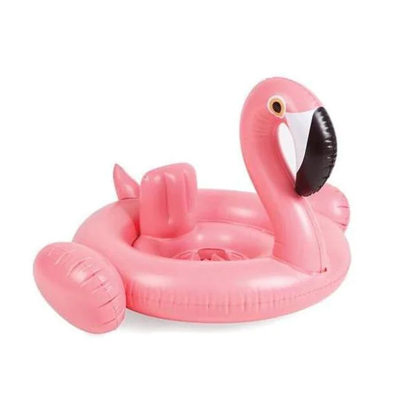 Baby Swimming Ring with Flamingo Car Shade Seat