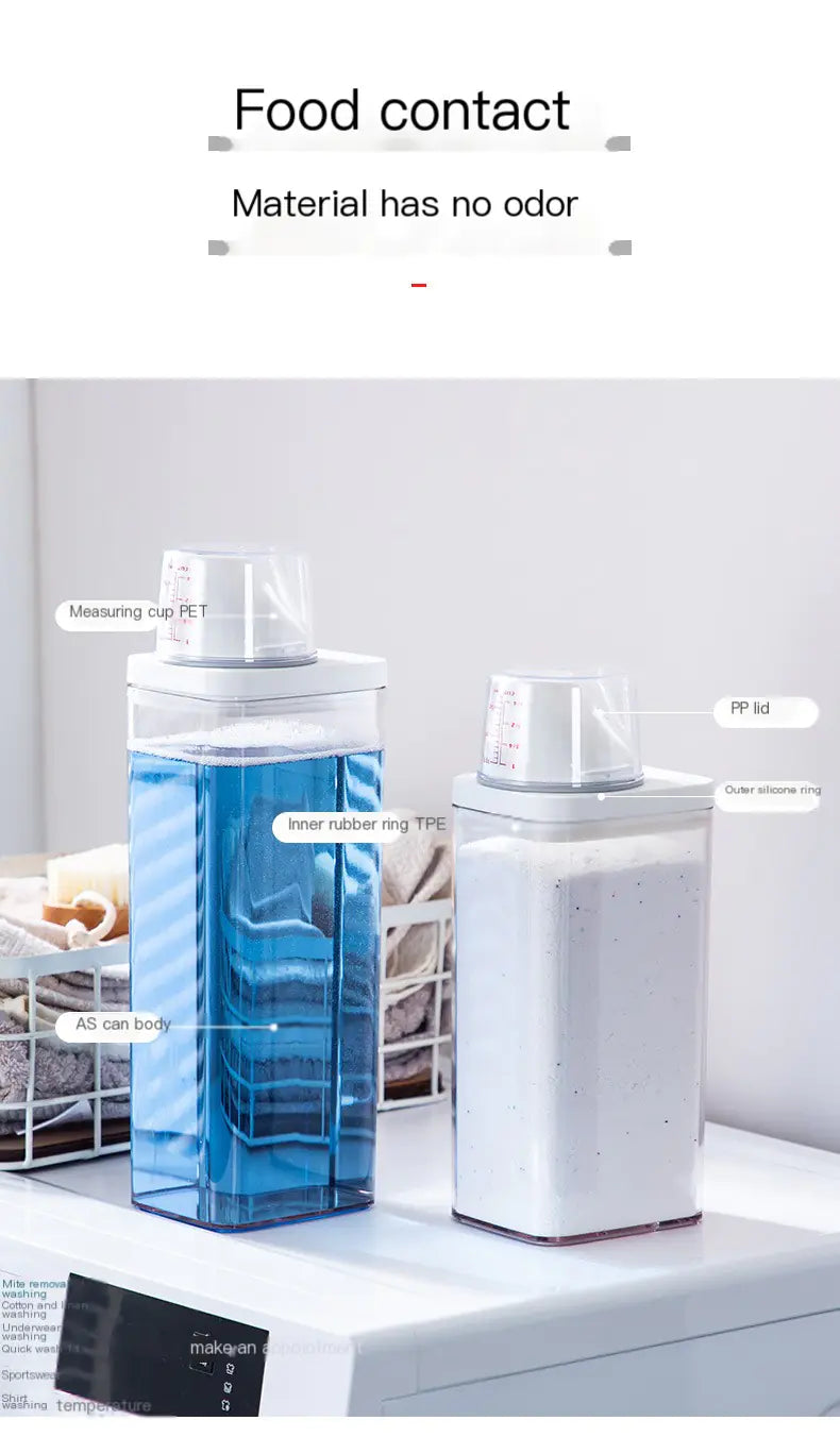 Transparent Detergent Container