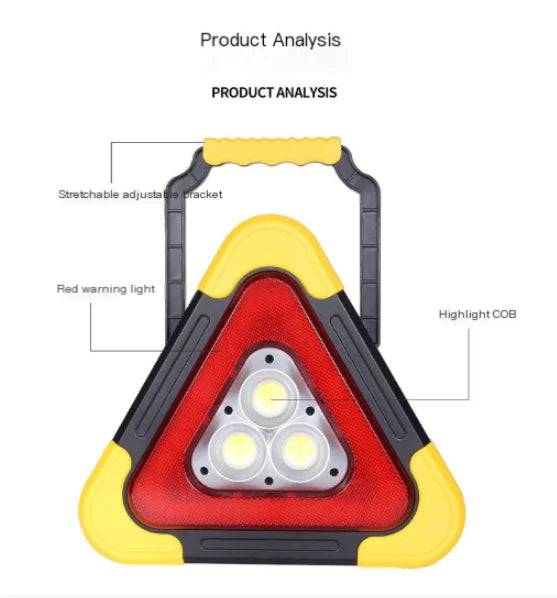 LED Triangular Warning Light