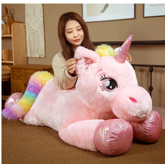 Giant Kawaii Unicorn Plush Toy Pillow for Kids